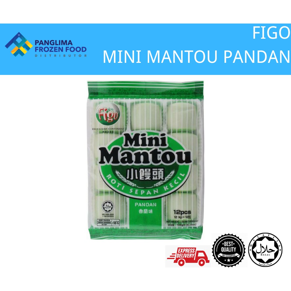 Ql Figo Mini Mantou Pandan 180g Klang Valley Only Shopee Malaysia