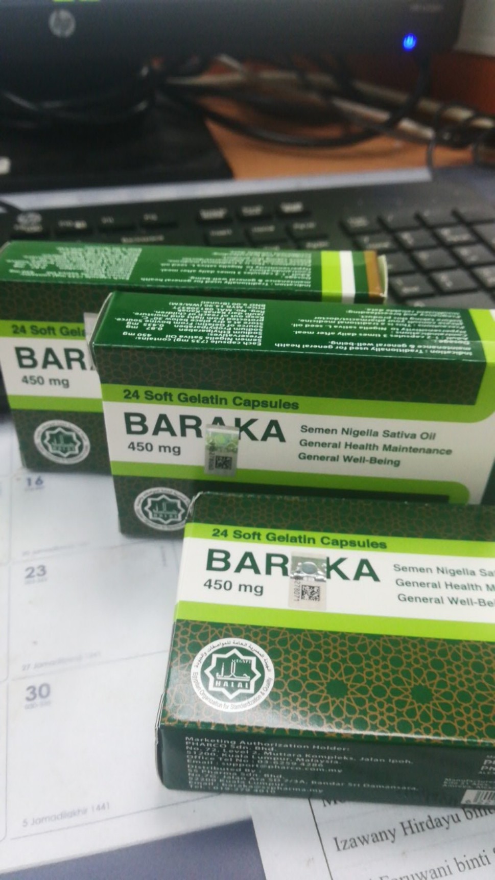 BARAKA Black Seed Oil Habbatussauda Habbatus Sauda seeds 