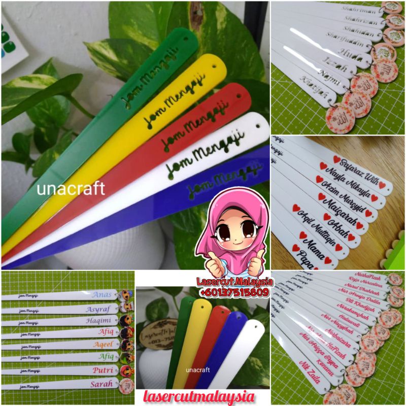 Buy Penunjuk Mengaji Al Quran Acrylic Diy Penunjuk Iqra Custom Nama Penunjuk Alquran Penunjuk Mengaji Seetracker Malaysia