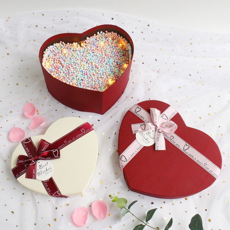 Valentine S Day Love Gift Box Packaging Box Large Gift Box Heart Shaped Gift Box Empty Box Ins Wind Box Net Red Shopee Malaysia