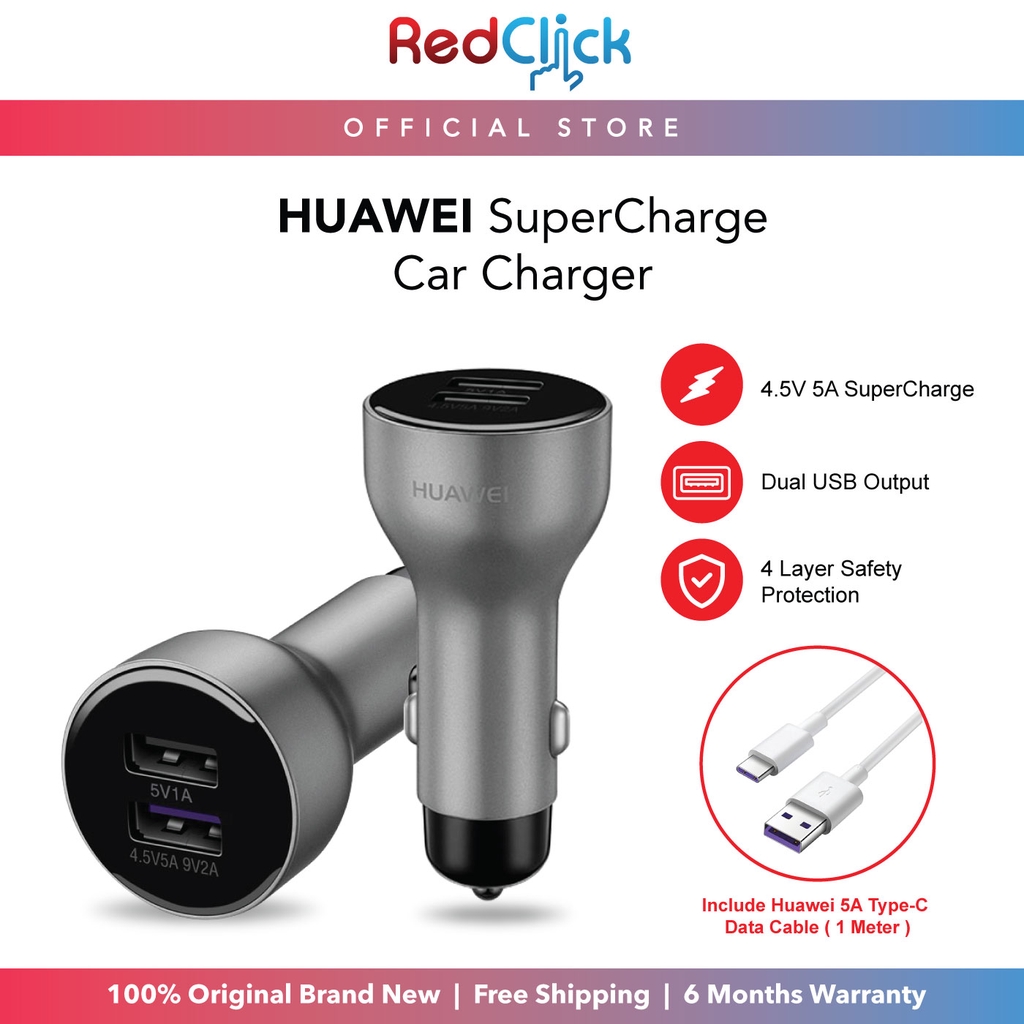 Huawei Original (AP38) Super Charge 22.5w InCar Charger + TypeC Cable