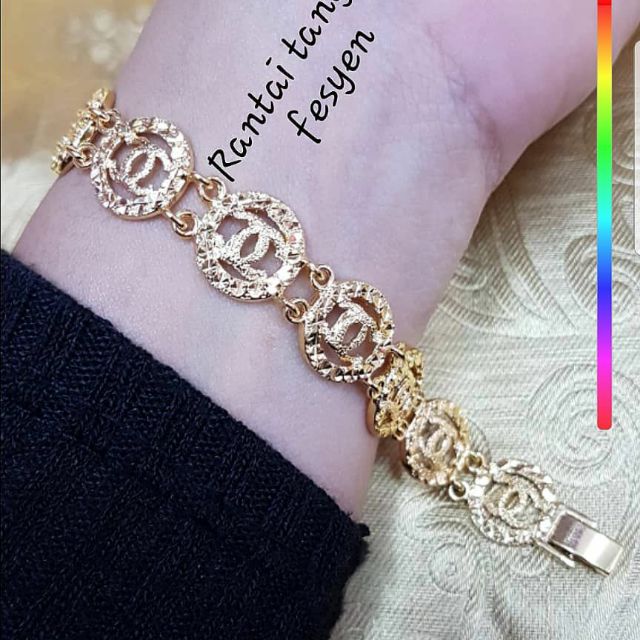 Rantai Tangan Channel Cop 916 Shopee Malaysia