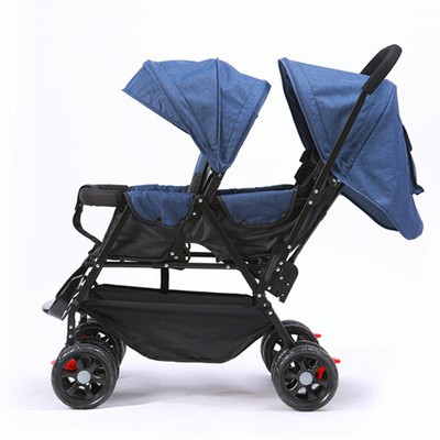 HoXiLe READY STOCK Twin Stroller Tandem Stroller Twin Baby Stroller Twin Kids Stroller Bayi Kembar 2 Kids Stroller Twin