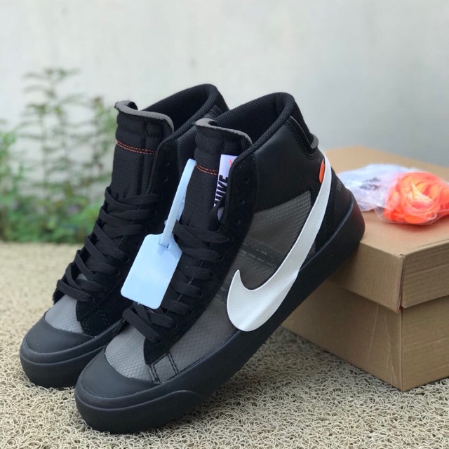 restock blazer off white