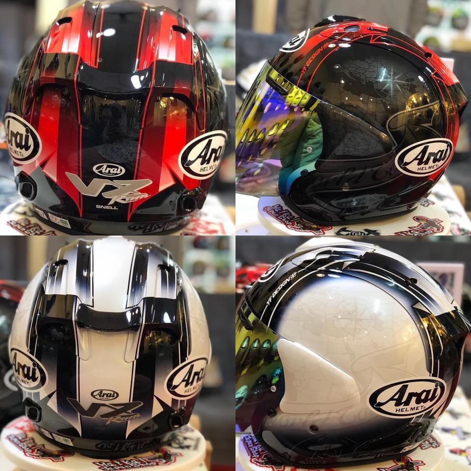 Helmet Arai Vzram Harada Tour Shopee Malaysia