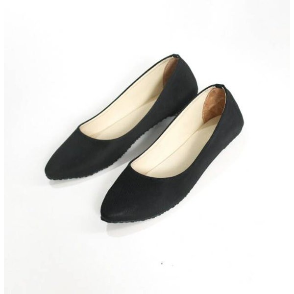 cheap black flat shoes