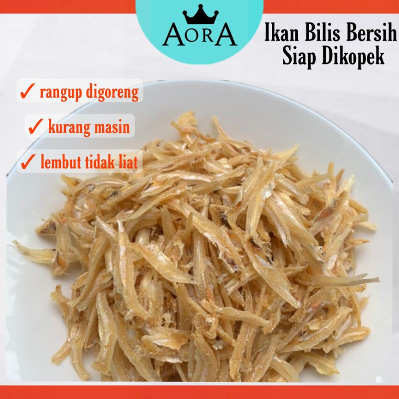 (PREMIUM) 500gm Ikan Bilis Putih Kopek Rangup Tanjung Dawai Murah