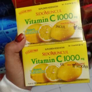 Vitamin C 1000 Mg Sidomuncul Contents 6 Sa