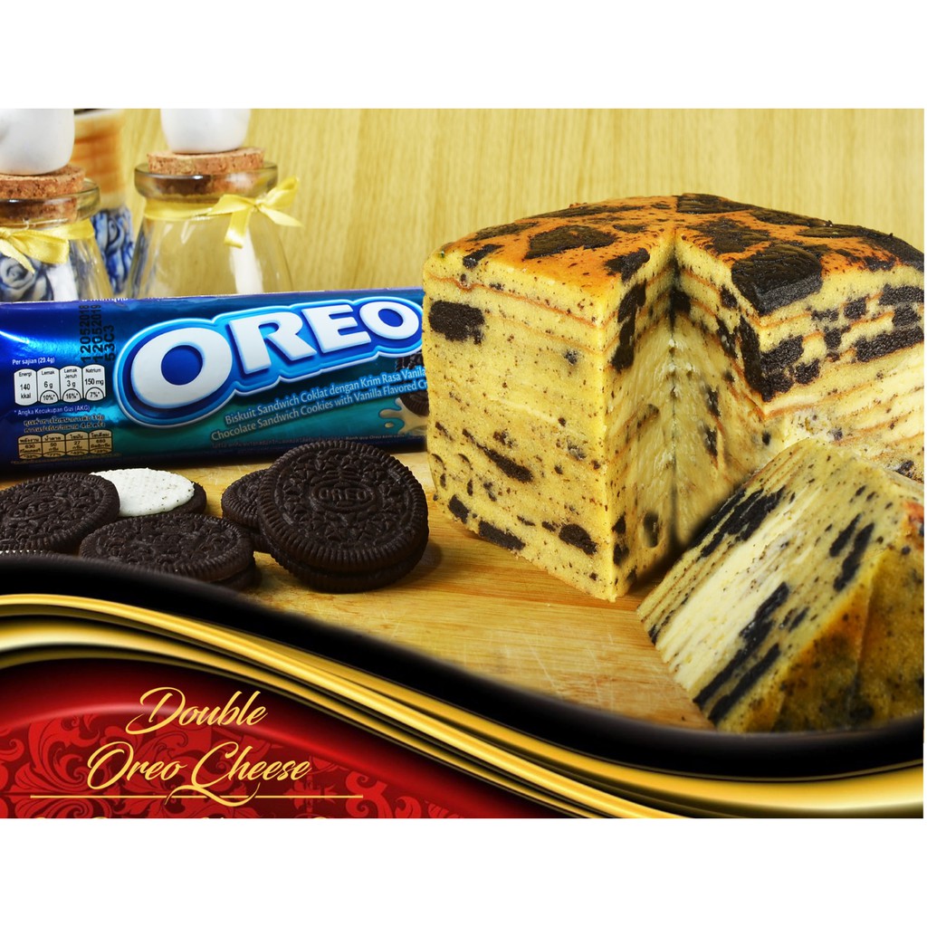 Kek Lapis Double Oreo Cheese | Shopee Malaysia