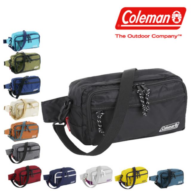Original Coleman 2Way Waist Bag + Shoulder Bag. 3L. Walker Pouch Bag. Shopee Malaysia