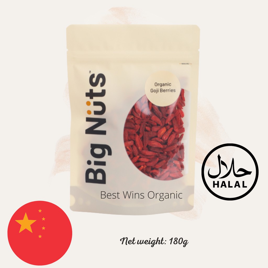 Organic Goji Berries 180g | Shopee Malaysia