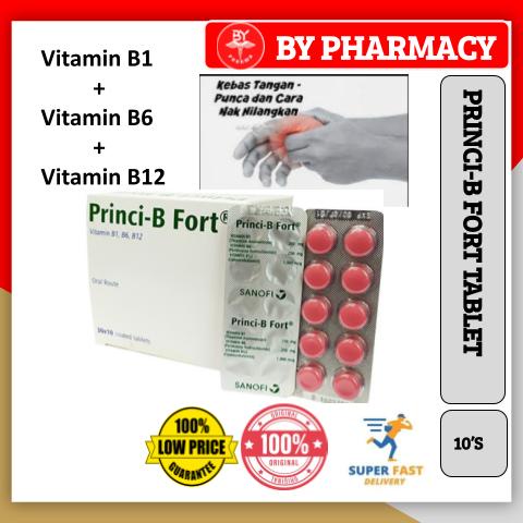 PRINCI-B FORTE VITAMIN B1 ,B6, B12 TAB 10S/STRIP | Shopee Malaysia