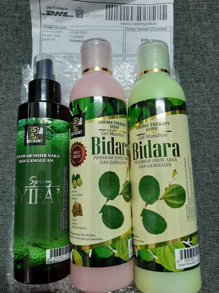 Gel Mandian Bidara Syifa Set Jimat 1 Botol Shopee Malaysia