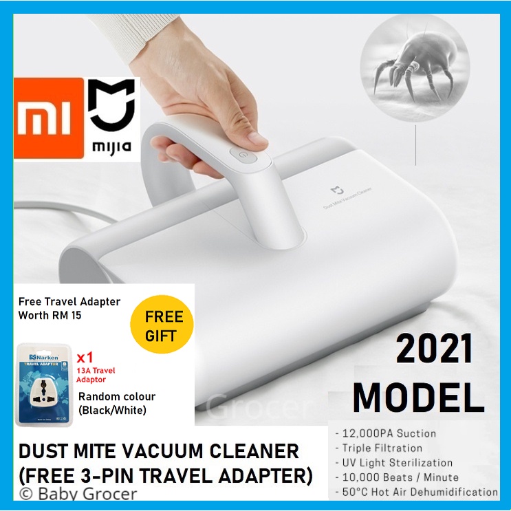 XIAOMI Mijia Dust Mite Vacuum Cleaner Wired Version UVC Handheld Vacuum Xiaomi Dust Mite Vacuum