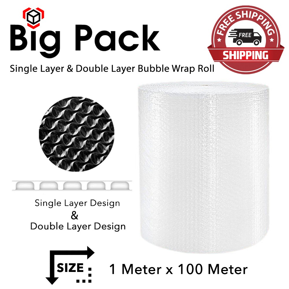 bubble wrap rolls free shipping