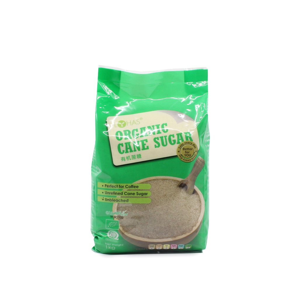 Lohas Organic Cane Sugar 1kg Organic Demerara Sugar 1kg Shopee Malaysia