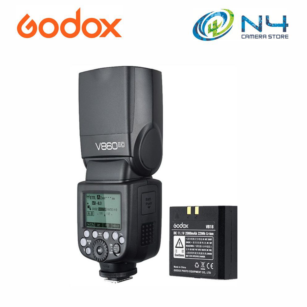 Godox V860II/V860 II TTL Speedlite with LI-ION Battery For Canon
