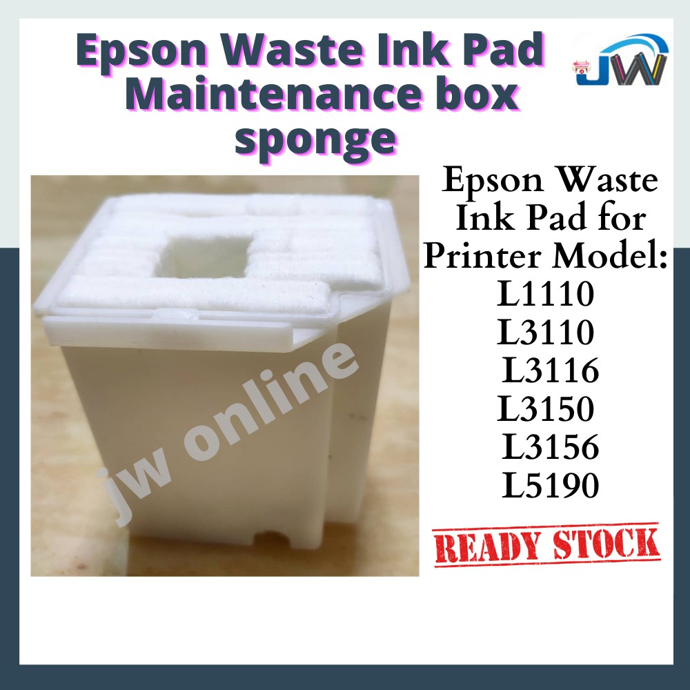 Epson Waste Ink Pad For L1110 L3110 l3116 L3150 L3156 L5190 Maintenance