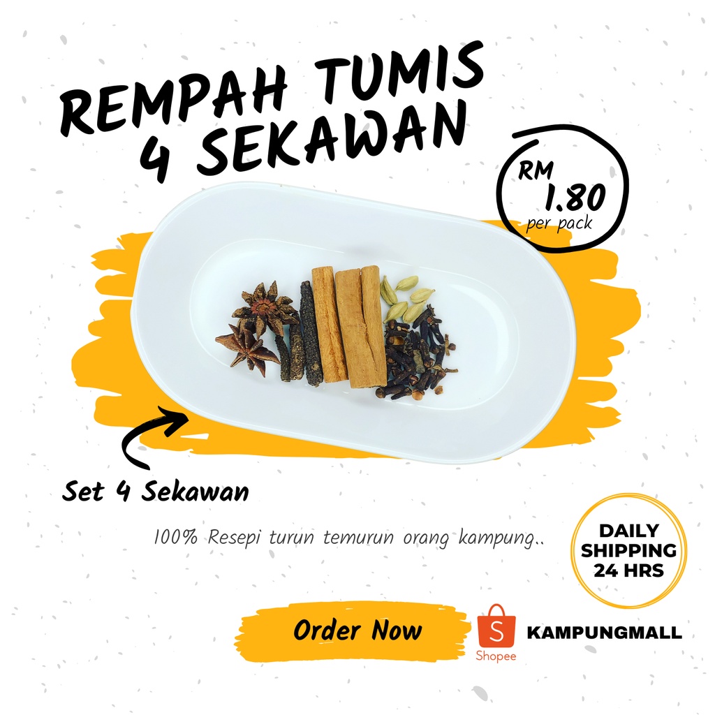 Buy Rempah Tumis 4 Sekawan Rempah Kampungs Seetracker Malaysia