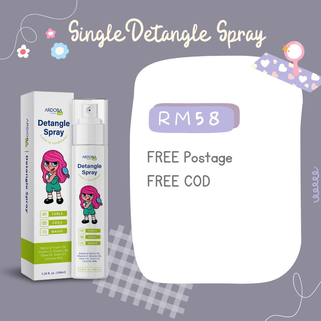 ARDORA DETANGLE HAIR SPRAY (FREE SHIPPING) Shopee Malaysia