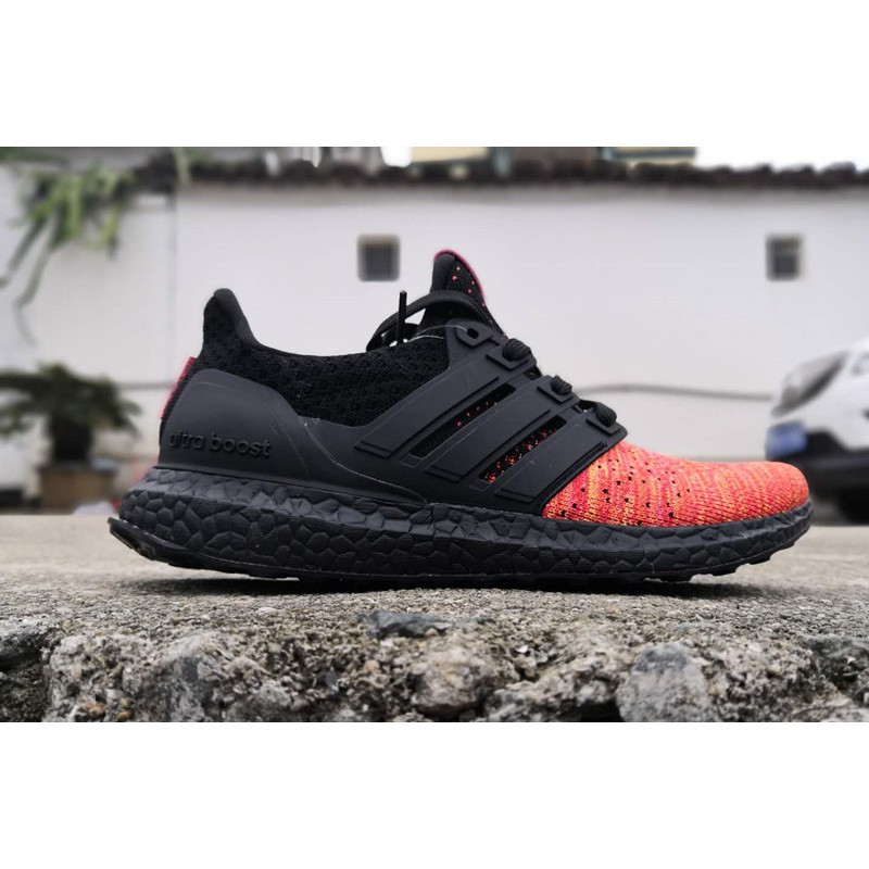 ultra boost black orange