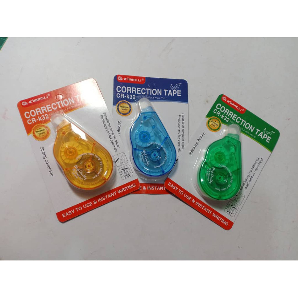 🔥CHANGLI🔥 CORRECTION TAPE 10Mx5MM (CR K 32) Shopee Malaysia