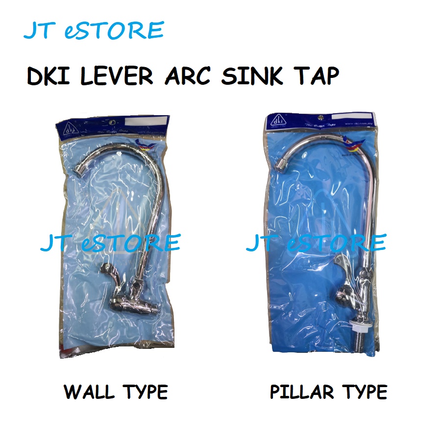 [JT eSTORE] DKI Arc Sink / Pillar Sink Tap / Metal Tap / Kepala Paip
