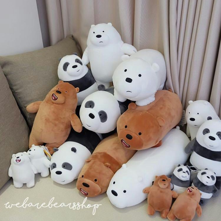 we bare bears stuffed toy shopee