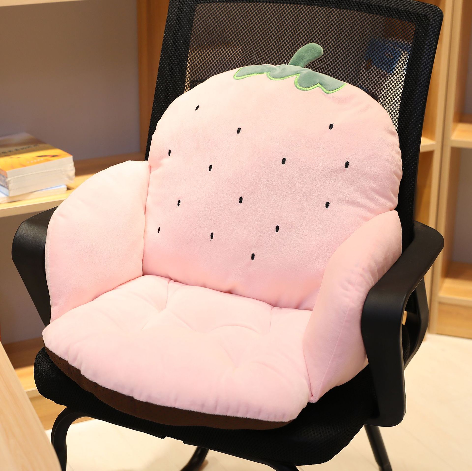 new arrival🎀 office chair cushion pillow cute comfortable chair cover  travel portable mini sofa pregnant women waist lazy cozy game lounger