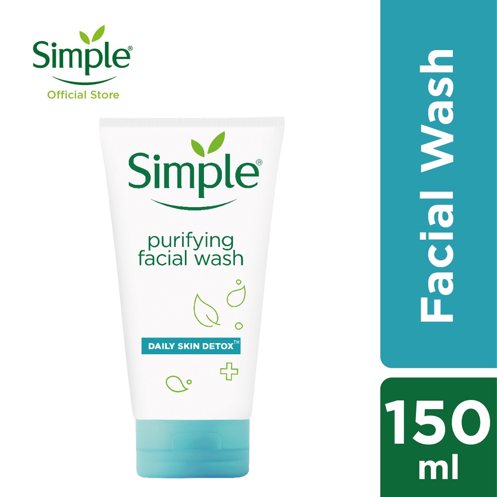 Simple Daily Skin Detox Purifying Facial Wash (150ml)
