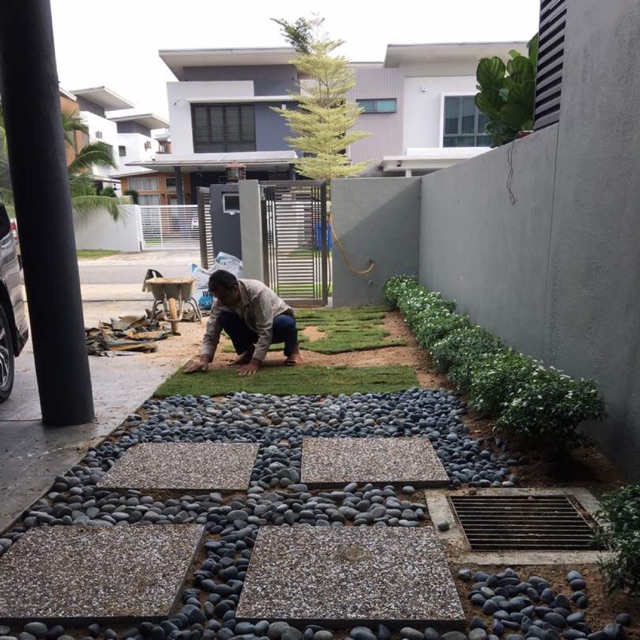 Pakej Lengkap Laman Rumput Dan Batu Hiasan Pokok Shopee Malaysia