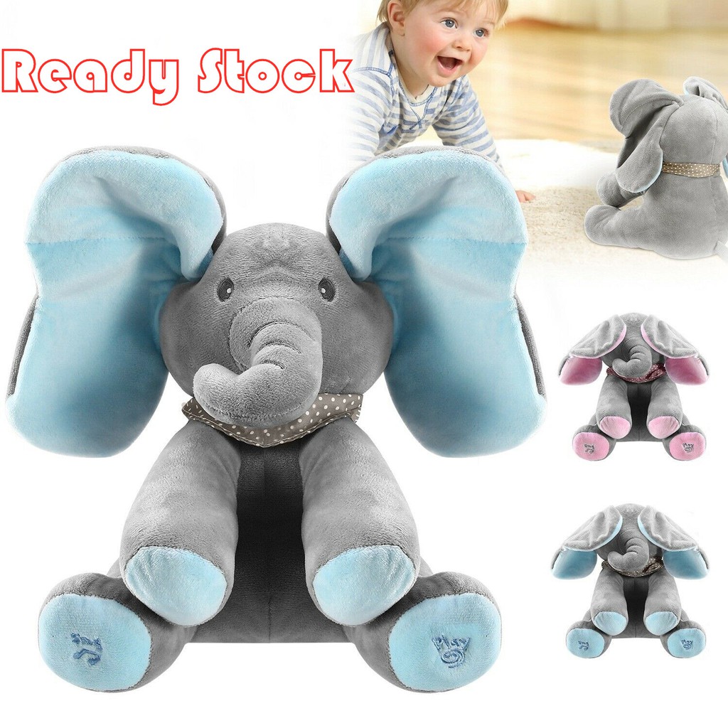 talking elephant plush toy