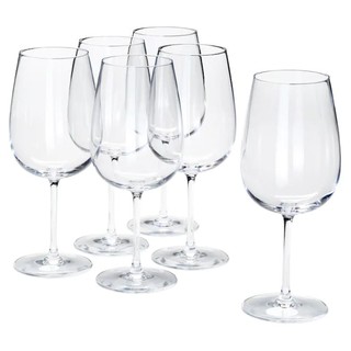 Dyrgrip Red Wine Glass Clear Glass Ikea