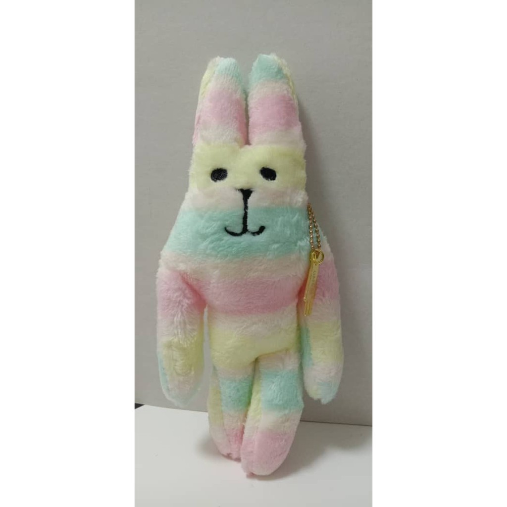 rainbow bunny plush