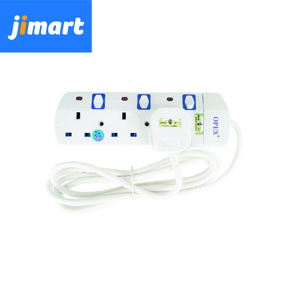 Jimart SIRIM Portable Extension Wire Socket Portable Extension Trailing