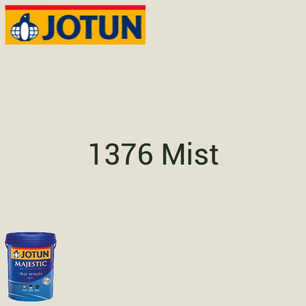 JOTUN Paint 1 LITER MAJESTIC TRUE BEAUTY for Interior Wall Paint / Cat