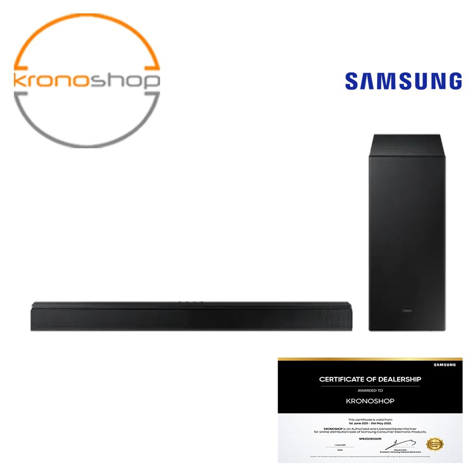 (2021) NEW Samsung HW-A550 350W 2.1ch Soundbar with Wireless Subwoofer ...