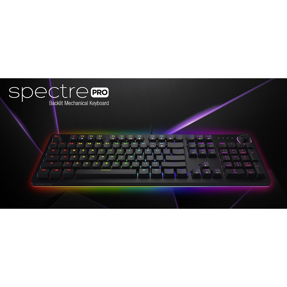 Tecware Spectre Pro RGB Mechanical Keyboard (Blue/Brown/Red Switch