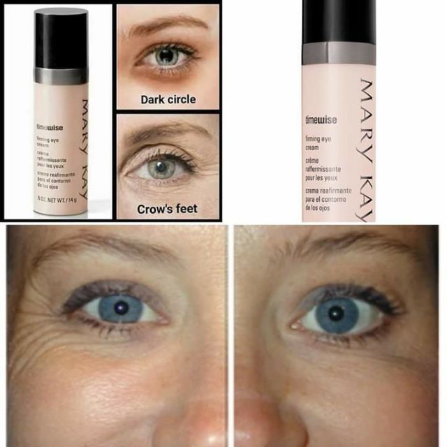 mary kay firming eye cream before and after