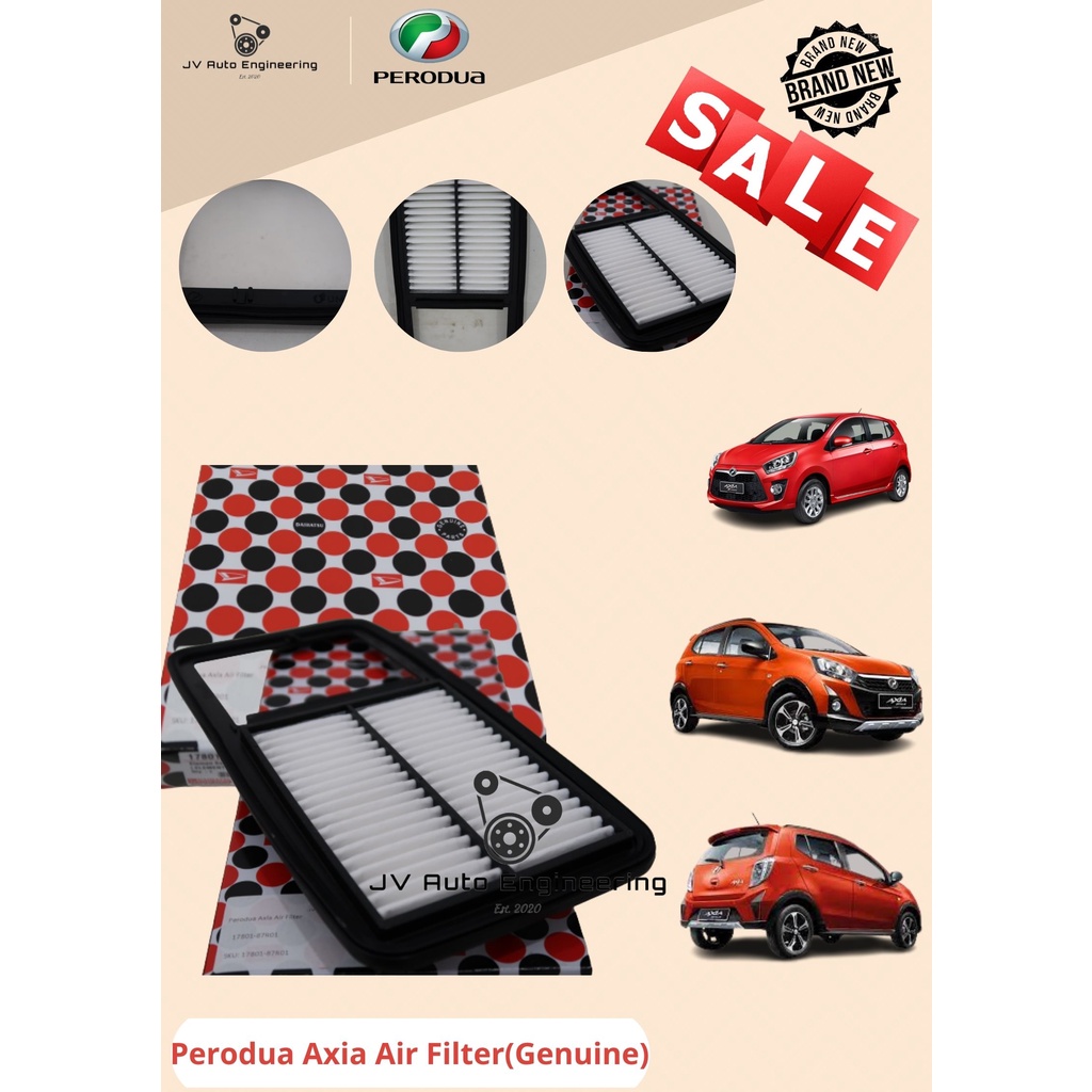 PERODUA AXIA AIR FILTER 17801BZ100001(1780187R01) GENUINE