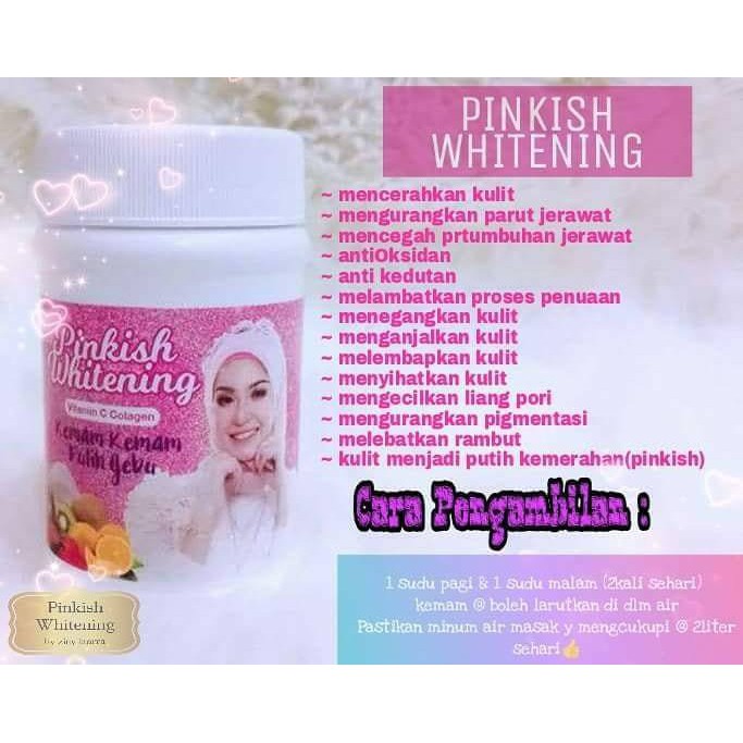 Pinkish Whitening Booster Hot Produk Lulus Kkm Shopee Malaysia