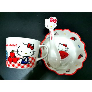 Hello Kitty Teapot & Teacup & Sorcer Unused item Stacking Tea pot Sanrio Japan