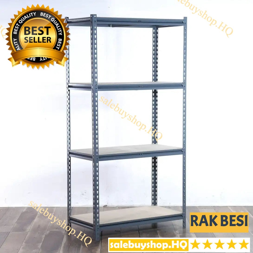 Multipurpose Rack Self Rack Storage Rak Besi Metal Rak Barang BESI 4 ...