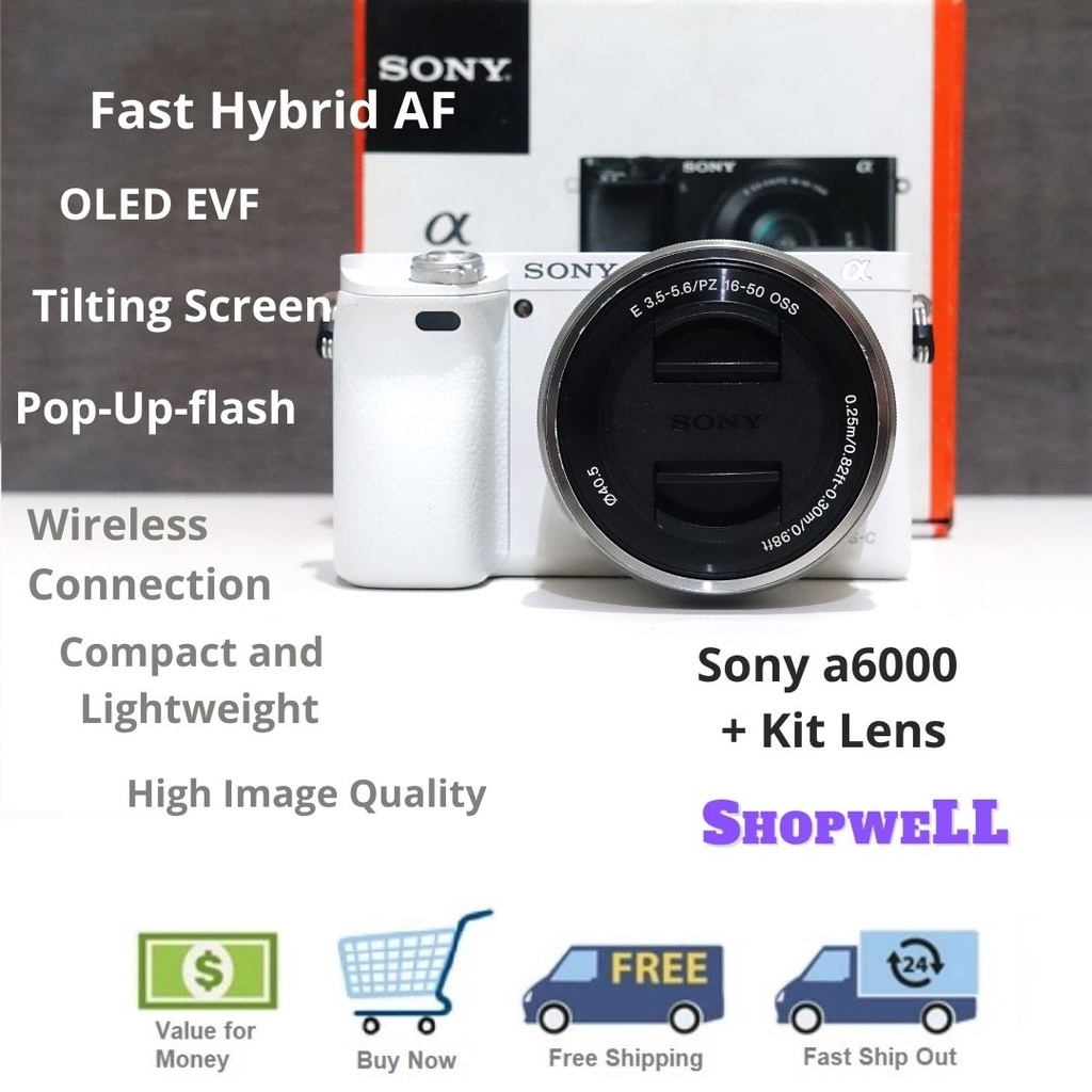 kamera mirrorless a6000