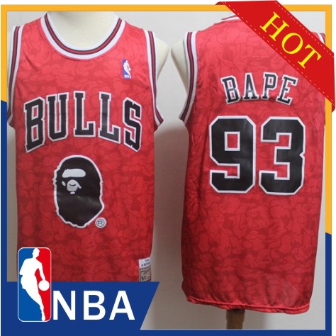 off white bulls jersey