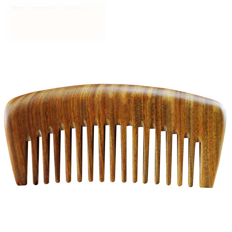 Natural Green Sandalwood Wooden Hair Combs Shopee Malaysia