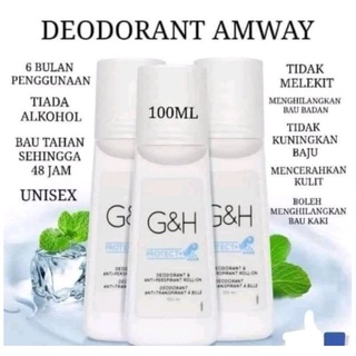 💯1 Day Ship💯100% Ori AMWAY G&H Deodorant&Anti-Perspirant Roll-On(100ml)