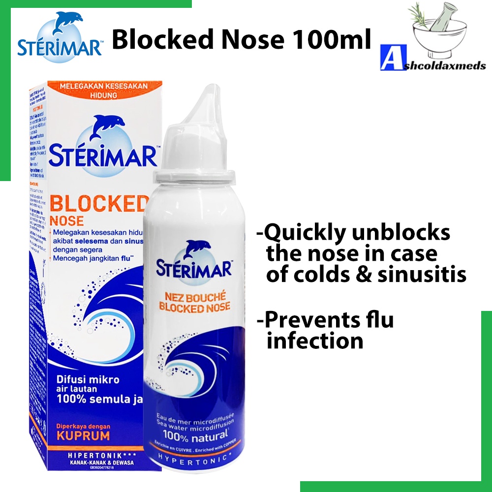 Sterimar Blocked Nose Hypertonic (100ml) Shopee Malaysia