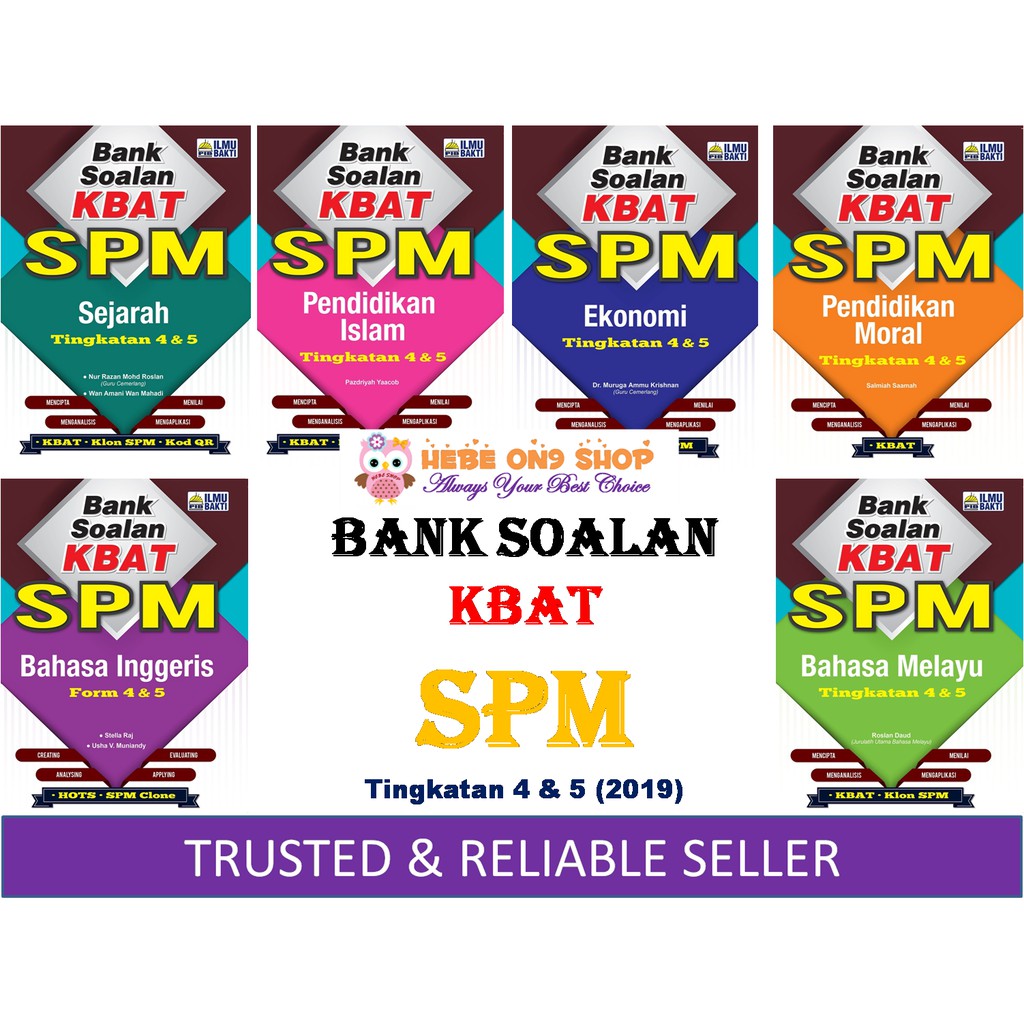 Buku SPM 2019 Bank Soalan KBAT SPM Tingkatan 4 & 5 Ilmu 