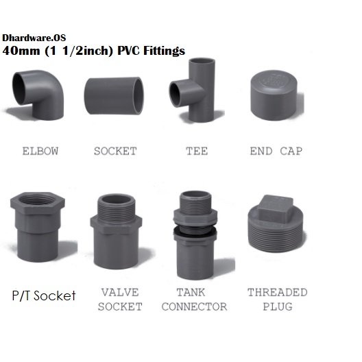 40mm PVC Pipe Fittings (40mm 1 1/2